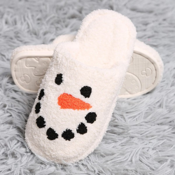 Kids Snowman Slippers