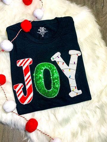 Joy Handmade Applique Christmas Sweatshirt No