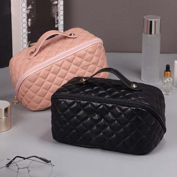 Puffer Quilted Makeup Travel Case