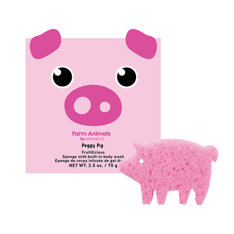 Spongellé - Peggy Pig Farm Animals Sponge